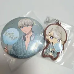 ウィンドブレーカー 一番くじ 梶蓮 H賞 G賞 ラバーマスコット 缶バッジ