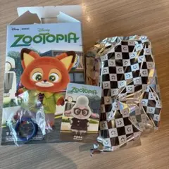 miniso ズートピア　ベルウェザー副市長　ぬいぐるみキーホルダー