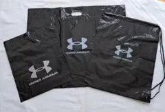 UNDER ARMOUR アンダーアーマー ショップ袋 ショッパー 紐付 3点