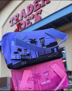 紫　ピンク　クーラーバッグ