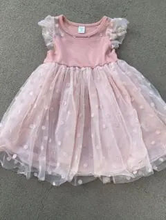 SHEIN キッズ ドレス ピンク チュール 4Y 美品 発表会 結婚式