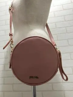 丸型　ポシェット　ショルダーバッグ　ピンク　フォリフォリ