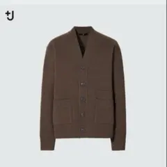 UNIQLO +J ラムウール カーディガン Mブラウン ジルサンダーのサムネイル