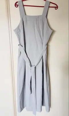 【Sale】GU ウエストリボンジャンパードレス ワンピース 春