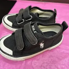 Polo Ralph Lauren キッズ スニーカー ブラック　１６センチのサムネイル