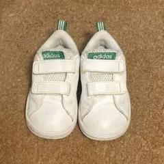 adidas キッズスニーカー ホワイト ベルクロ　13センチ