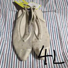 LAPOCIA meets ASADON ハート柄 メッシュパンプス 4Lのサムネイル