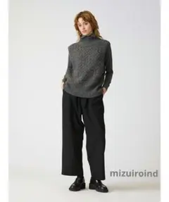 mizuiroind ボトルネックケーブルベスト