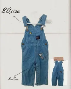 【美品】スヌーピーオーバーオール
