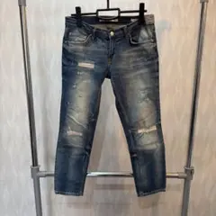 ZARAプレミアムデニム ダメージ加工