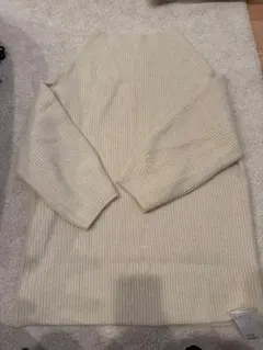 FRAY.I.D アイボリー ラクーンミニニットワンピース