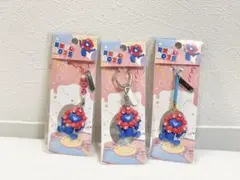 関西万博 ミャクミャク チャーム・キーホルダー 座る 3種 セット