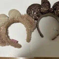 ディズニー　カチューシャセット　シェリーメイ&ミニー