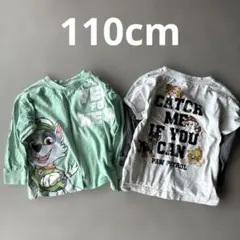PAW PATROL 長袖Tシャツ 2枚セット 110cm
