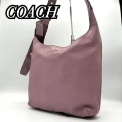 COACH Sophie Leather Shoulder Bag pink