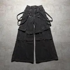 Y2K 00s archive BONDAGE DENIM PANTS L - メルカリ