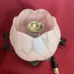 HOYA アロマランプ ガラスランプ 花モチーフ - メルカリ