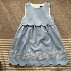 BeBe 水色 ワンピース 110