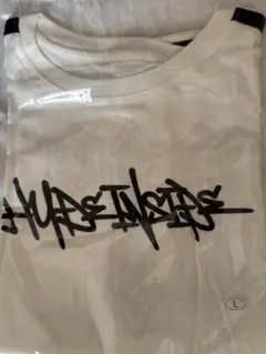 HYDE チビTシャツ　クロップドグラフィックTシャツ 白　Lサイズ