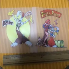 2枚セット　ロジャーラビット　アイロンシート