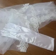 3mロングベール　ロンググローブ　セット ウェディング