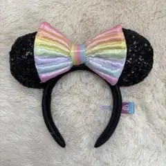 ディズニー40周年 ドリームゴーラウンド ミニー カチューシャ レインボー