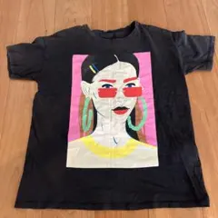 ZARA ビッグフェイスTシャツ