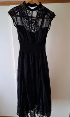 snidel スイッチングレースドレス