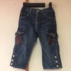 コムサデモードフュユビット付きデニム