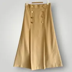 【美品】LOUNIE ルーニィ マキシ丈ロングスカート ベージュ 36のサムネイル