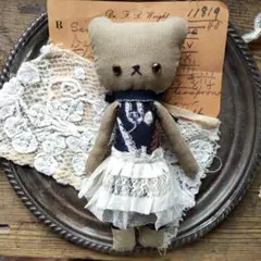 ミナペルホネン＊ハンドメイド＊ぬいぐるみ＊テディベア＊92 - メルカリ
