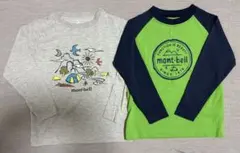 mont-bell キッズTシャツセット　長袖　110
