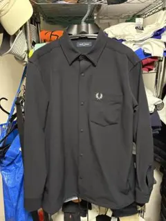 FRED PERRY スナップボタン シャツ ブラック