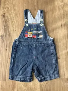 ミキハウス　デニムオーバーオール　90