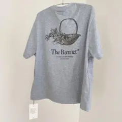 韓国　The Barnnet グレーフラワーバスケットTシャツ　新品未使用