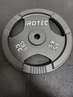 IROTEC ダンベルプレート 15kg 穴径29mm1枚② - メルカリ
