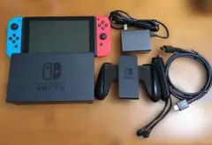 Nintendo Switch 青/赤 本体 充実の付属品付き