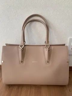 LONGCHAMP レザーバッグ（ベージュ）