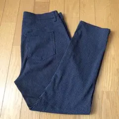 UNIQLO レディース ウルトラストレッチレギンスパンツ ストライプ Lサイズ