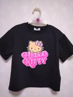 新品HELLO KITTY Tシャツ 黒 140