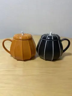 2014年　スターバックス　ハロウィン　パンプキンマグカップ　2個