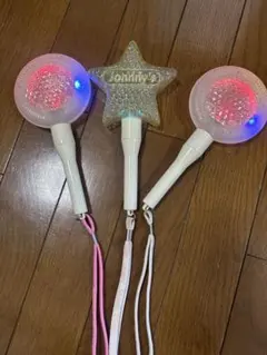 ペンライト 3本セット 星型・円形