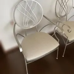 ラウンジチェア　椅子　アイアン　②