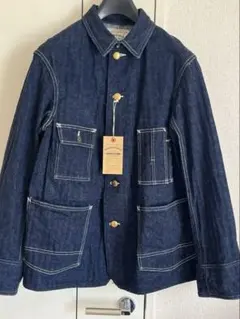 WAREHOUSE & CO. Lot 2165 カバーオール size 40 WAREHOUSE 予約商品 ウエアハウス Lot 2165 INDIGO HERRINGBONE