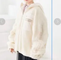 MILKFED. フリースジャケット ホワイト