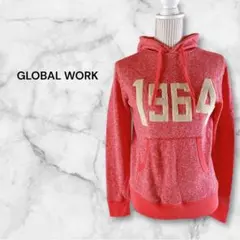 GLOBAL WORK レディースパーカー ピンク系 M