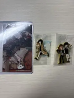 太宰治　中原中也　ゆるパレット　ピンズ　ミニブロマイド