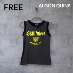 ALGONQUINS アルゴンキン　パンク　punk スカル　タンクトップ 赤黒 ALGONQUINS アルゴンキン パンク punk スカル タンクトップ 赤黒