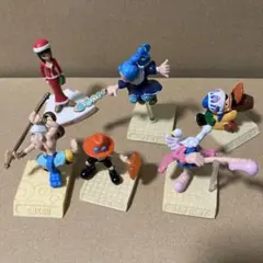 ワンピース　ミニフィギュア　エネル　エース　ロビン　ボンクレー　カルー　ビビ