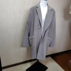 グレー ロングコート 3L サイズ